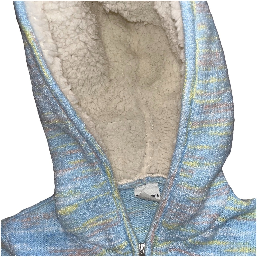 NEW No Boundaries Girls Sherpa‎ Lined Sweater Size Small 4-6 - Picture 4 of 8